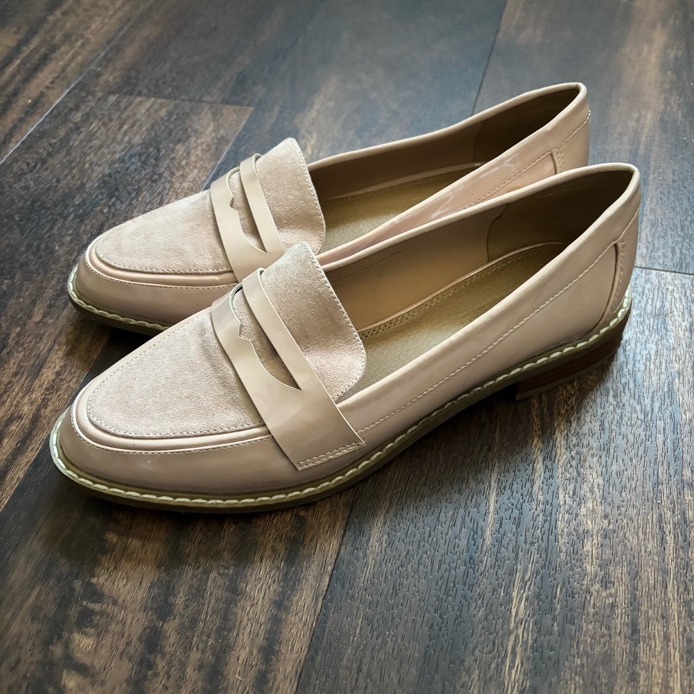ASOS Design Pink Loafers Size 8 - Picture 3 of 9